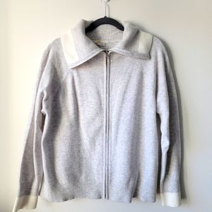 Boden collard zip up cardigan size 14